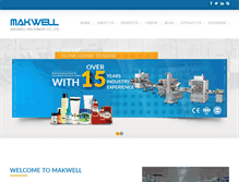 Tablet Screenshot of makwell.com